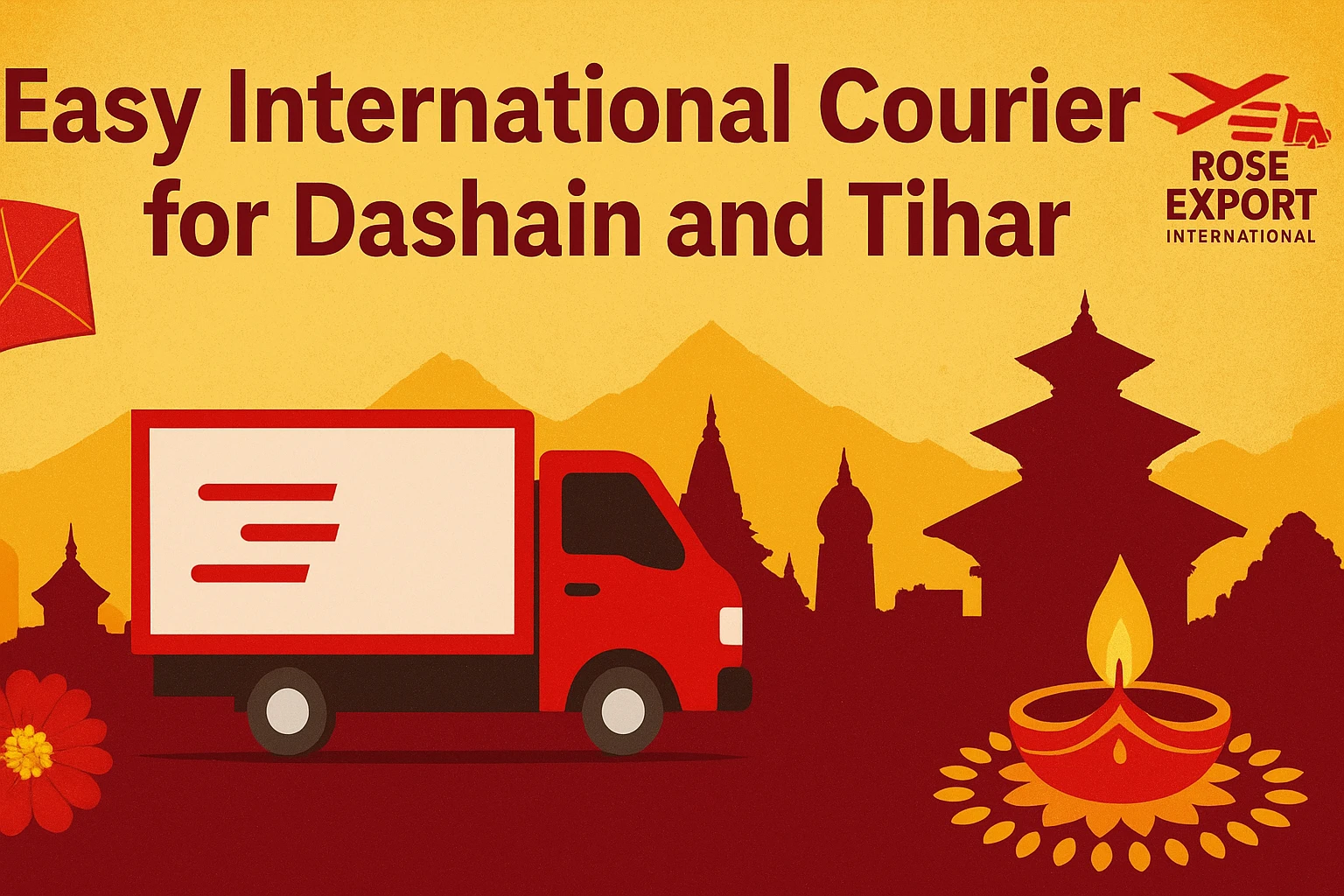 Easy International Courier for Dashain and Tihar from Kathmandu - Rose International Export Blog