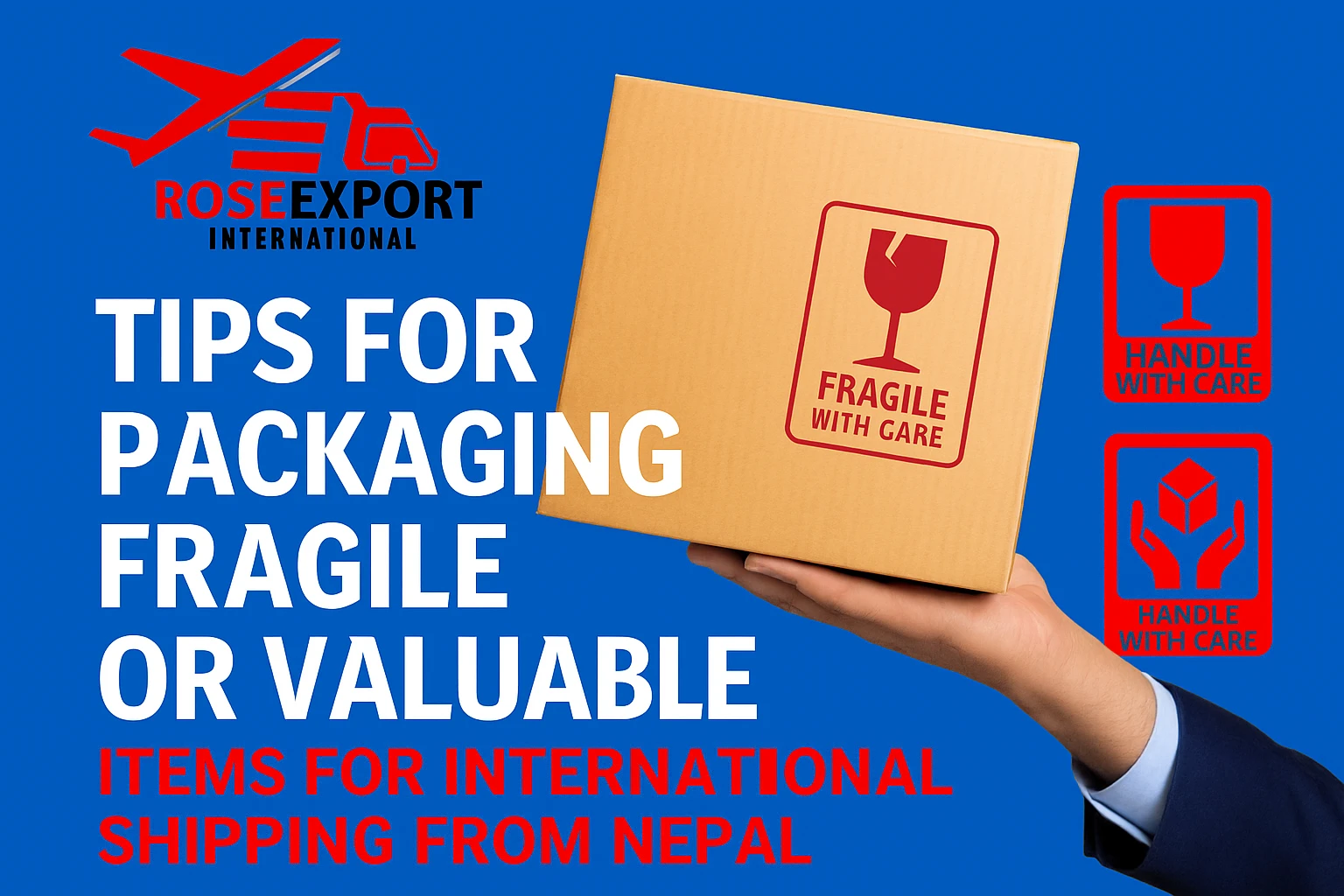 Tips for Packaging Fragile or Valuable Items for International Shipping from Nepal - Rose International Export Blog