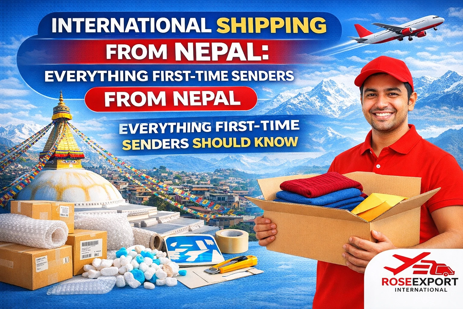 International Shipping from Nepal: Everything First-Time Senders Should Know - Rose International Export Blog