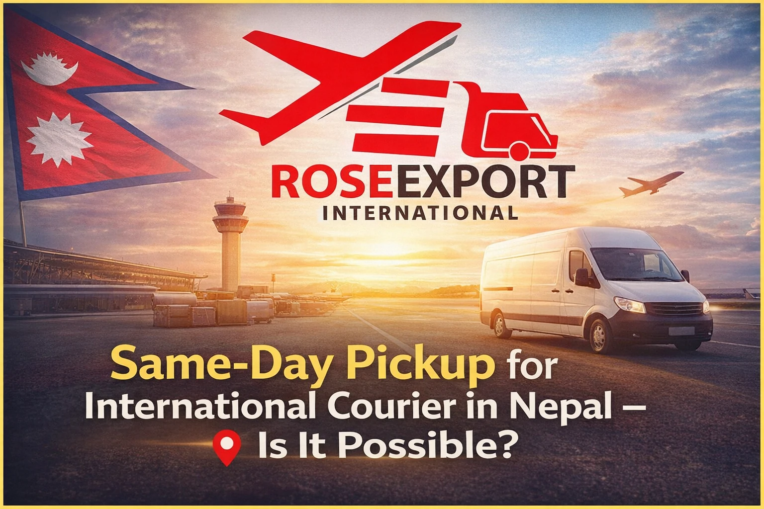 Same-Day Pickup for International Courier in Nepal – Is It Possible? - Rose International Export Blog